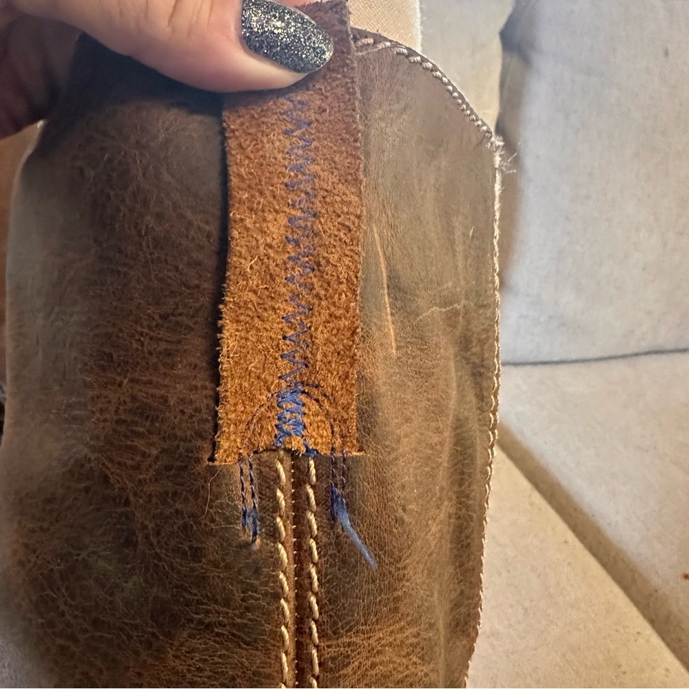 Bed Stu Roma Harness Boots Rugged Brown Leather Pull On Bottle Opener Classic - Picture 8 of 12